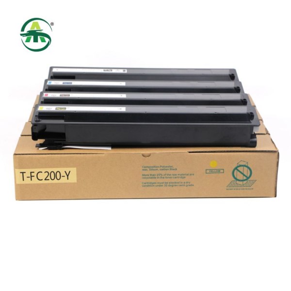 Nuevo De Toner T-FC200, Compatible Con TOSHIBA E-Studio 2000, 2500AC, 1 Unidad, Piezas De Repuesto Para Fotocopiadora CMYK500G