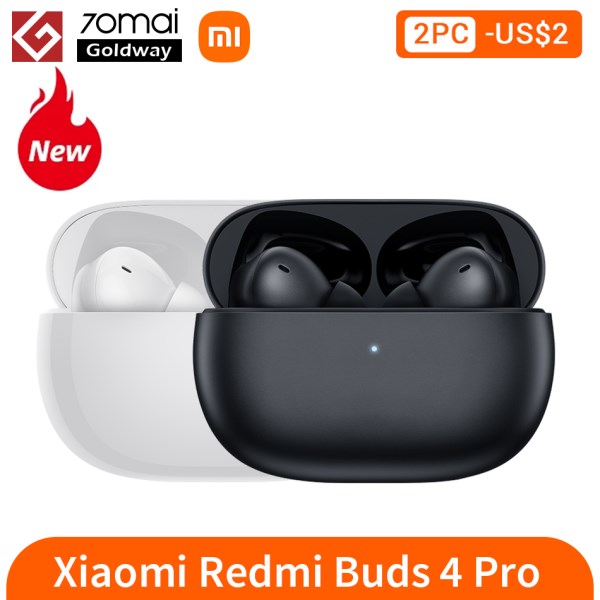 Nuevo Inalambricos Redmi Buds 4 Pro Con Bluetooth, Dispositivo De Audio TWS, Con Cancelacion De Ruido, 3 Microfonos, ANC, 4Pro