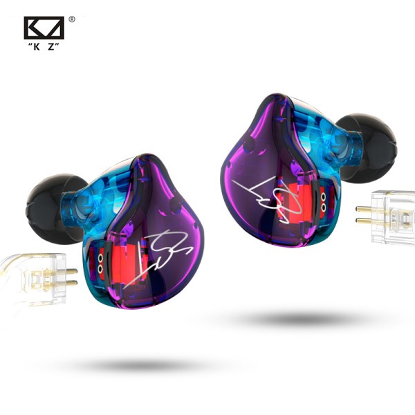 Nuevo ZST Pro Armature Dual Driver Earphone Detachable Cable In Ear Audio Monitors Noise Isolating HiFi Music Sports Earbuds