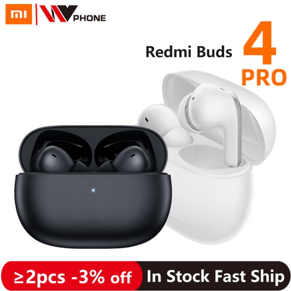Nuevo Inalambricos Redmi Buds 4 Pro TWS, Cascos Con Bluetooth 5,3, Cancelacion Activa De Ruido, 3 Microfonos, 36 Horas De Vida, Para Xiaomi 12