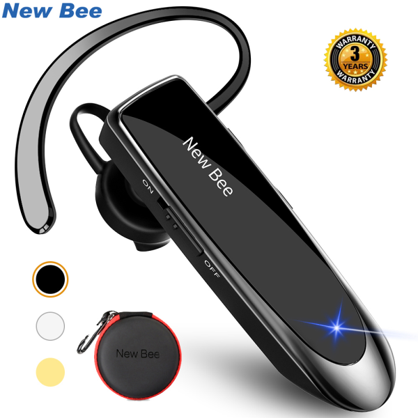 Nuevo Bee-Auriculares Inalambricos Con Bluetooth V5.0, Miniauriculares Manos Libres Con Microfono, 24 Horas, Para IPhone Y Xiaomi