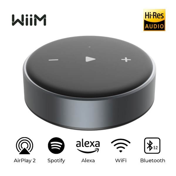 Nuevo De Audio Y Musica Para Airplay2, Mini WIFI2.45G Y Bluetooth 5.2 Preamplificador De Alta Fidelidad, DLNA, Multiroom Streamer, Voz Inteligente