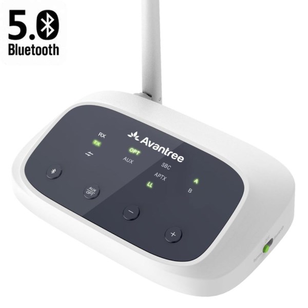 Nuevo Oasis Transmisor-Receptor Bluetooth 5,0 Para TV, Adaptador De Audio Inalambrico De Baja Latencia, Certificado AptX, Nueva Version