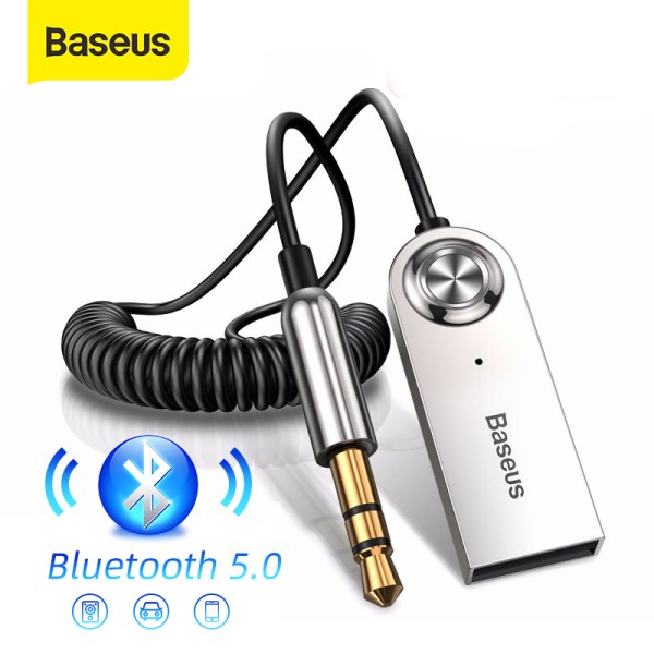 Nuevo De Audio Aux Con Bluetooth, Adaptador Inalambrico USB 5,0 Para Sparker, Kit De Manos Libres Para Coche, Transmisor De Audio Y Musica
