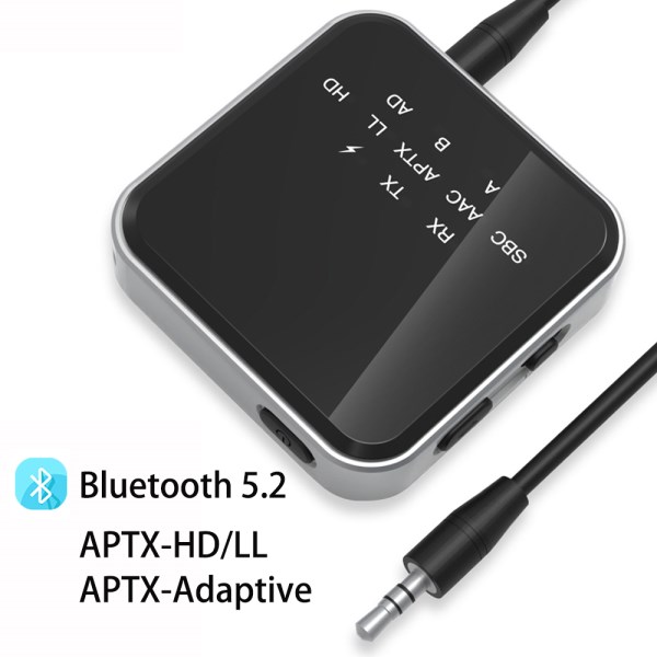 Nuevo Dongle 2 En 1 Con Bluetooth 5,2, Transmisor Receptor De Audio APTX HD LL, Conector RCA De 3,5Mm, Adaptador De Musica Inalambrico Para TV, PC Y Coche