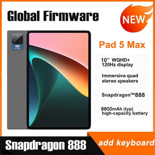 Nuevo Premiere Pad 5 Max Tablet Snapdragon 888 Android Tablet 10 Inch Tablete 12GB 512GB Android 11 Tablets 5G Network Tablet PC