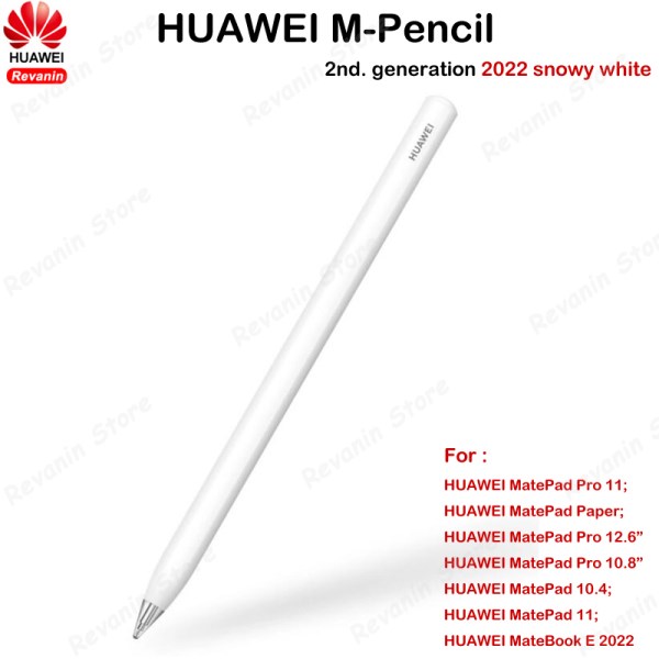 Nuevo M-Pencil 2. Original Boligrafo Tactil Blanco De Generacion 2022 Para MatePad Pro 11 MatePad Paper MateBook E Touch Stylus