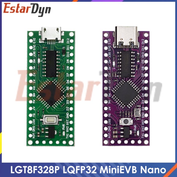 Nuevo LGT8F328P-LQFP32Micro, Version De Cristal En Lugar De NANO V3.0, TYPE-C