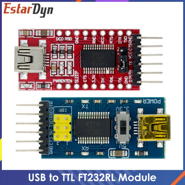 Nuevo Adaptador De Serie FTDI USB 3,3 V 5,5 V A TTL Para Arduino FT232 Pro, Mini USB A TTL 232