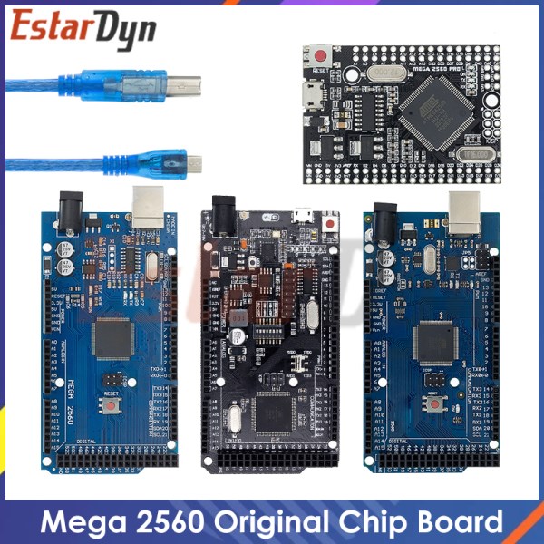 Nuevo 2560 PRO Chip CH340GATMEGA2560-16AU Integrado Con Pinheaders Macho Compatible Para Arduino Mega2560 Para Arduino