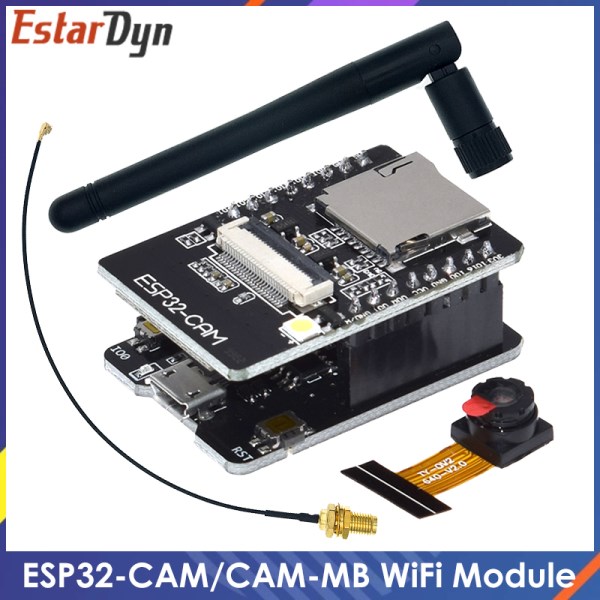 Nuevo WiFi De ESP32-CAM, Antena De 2,4G, Serie ESP32 A WiFi ESP32, Placa De Desarrollo De Camara 5V, Bluetooth Con OV2640, Modulo De Camara DIY