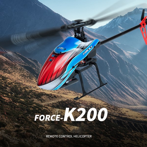 Nuevo Teledirigido K200 Min, Helicoptero De 2,4G, 4 Canales, 6-Aixs, Giroscopio, Flybarless, Con Posicionamiento De Flujo Optico, Avion Principiante