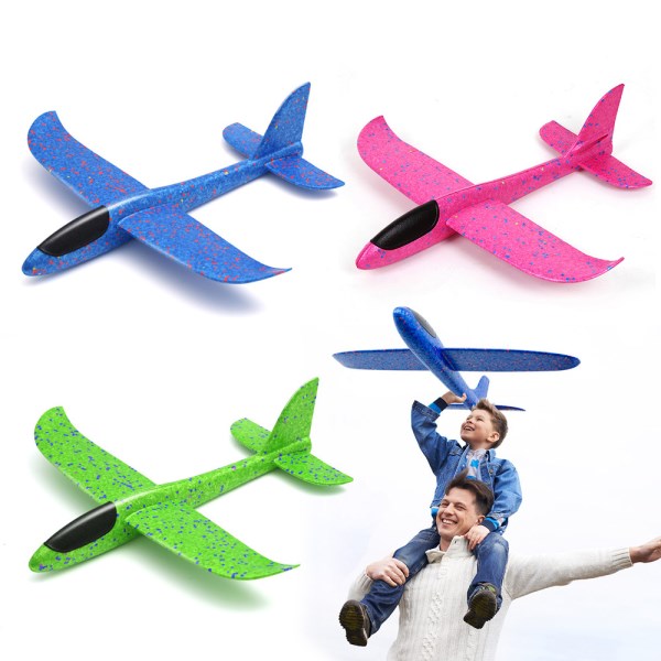 Nuevo Planeador De Lanzamiento Al Aire Libre Para Ni Os, Juguete De Avion De Espuma De 3848CM, Regalo Gratis, Rompecabezas, Modelo Jouet